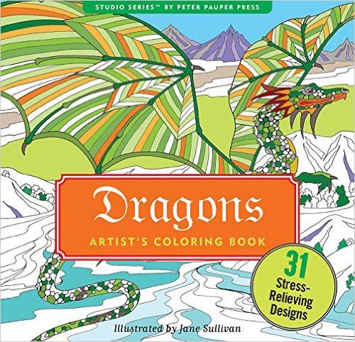 Dragons coloring book