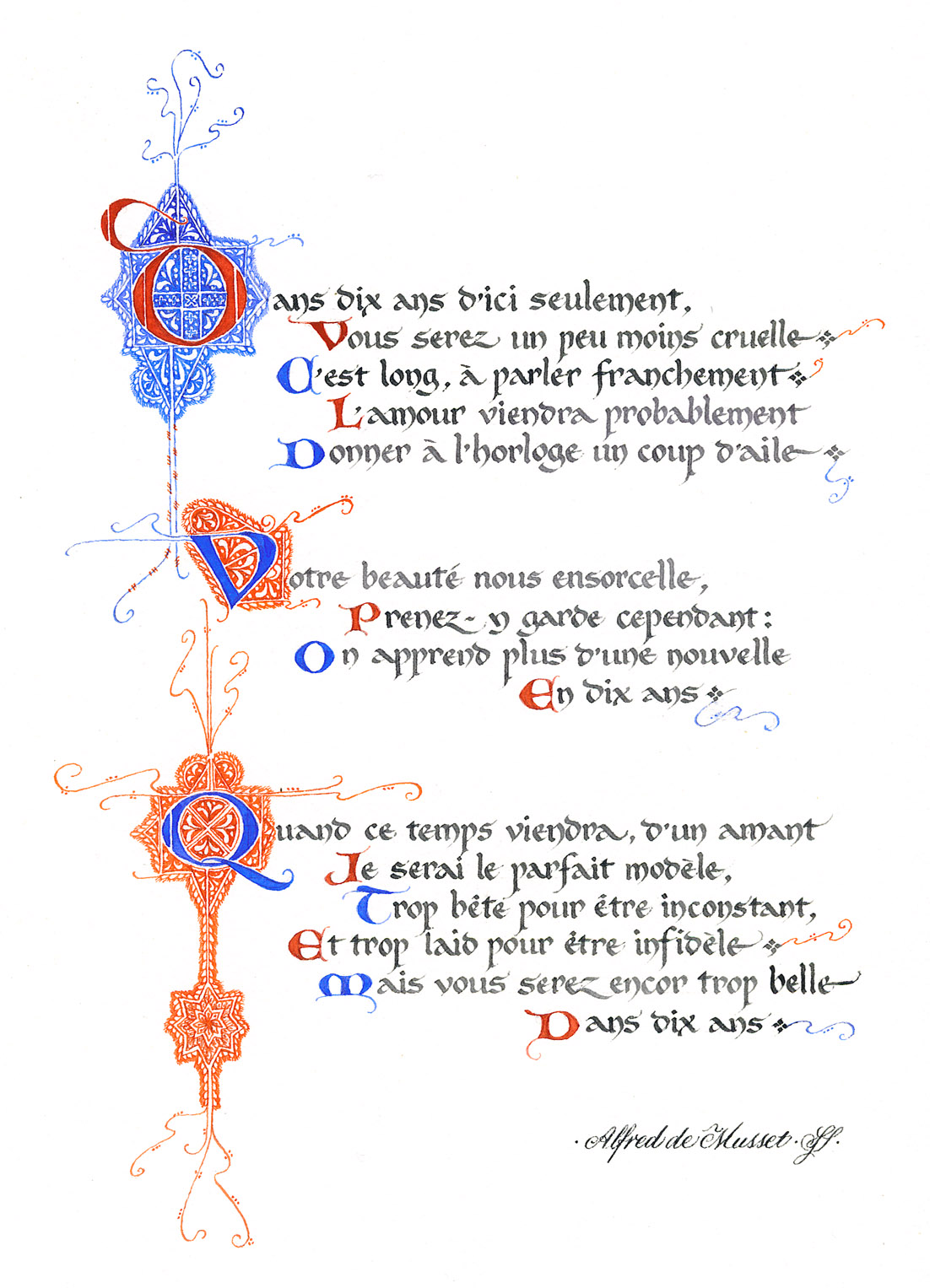 Dans dix ans CalligraFée Jane Sullivan